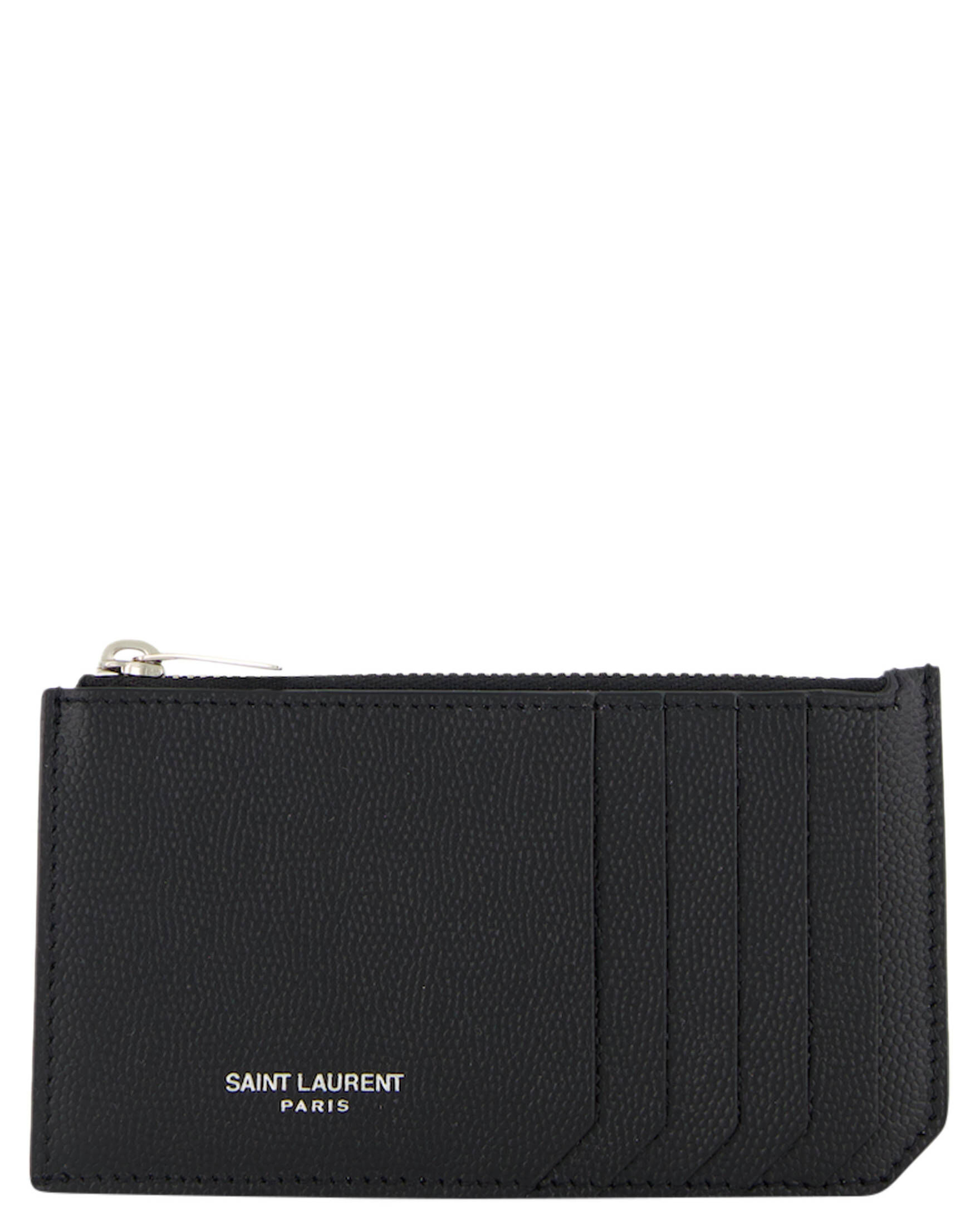 Saint Laurent| Kartenetui aus Kalbsleder