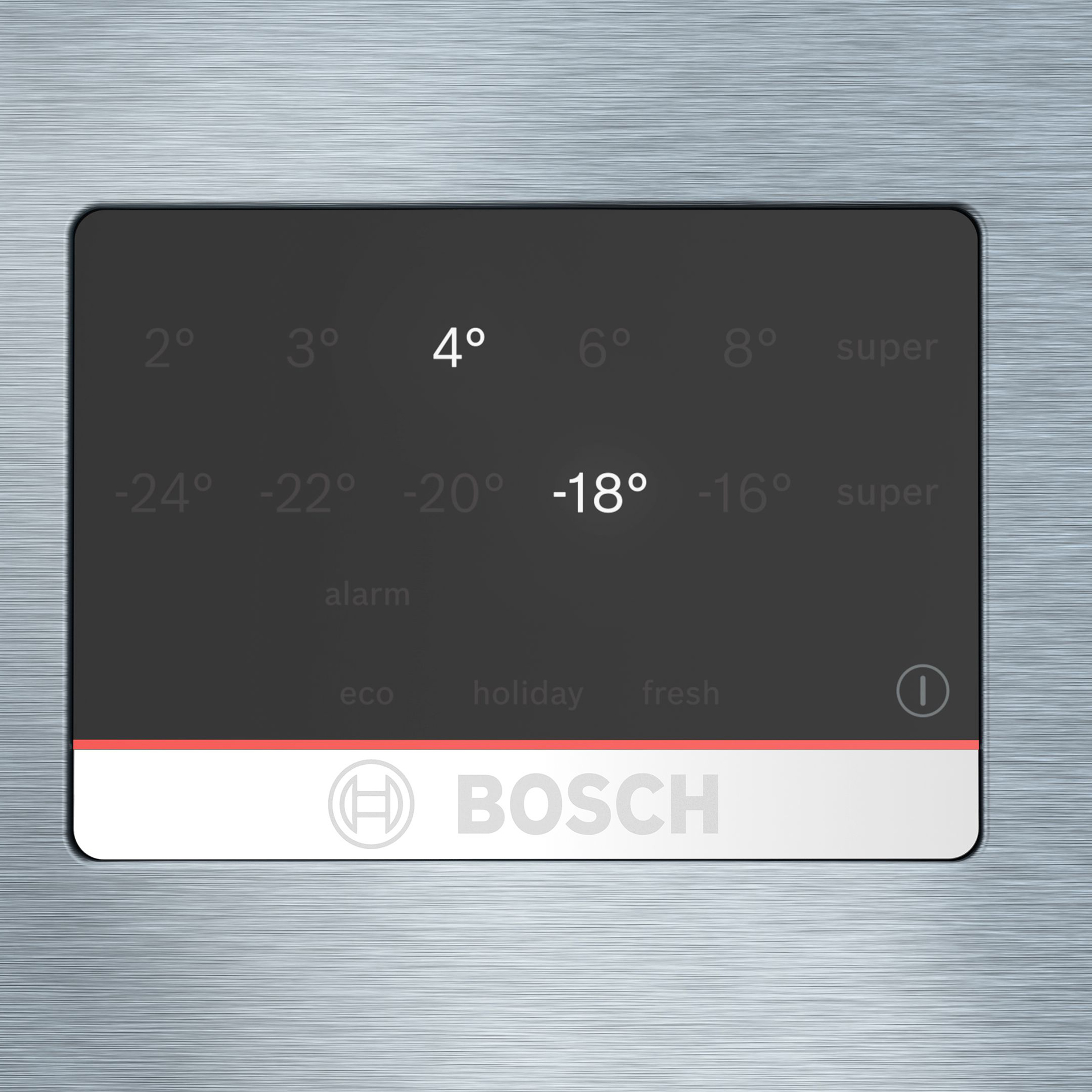 BOSCH Kühl-Gefrierkombination KGN56XIDR - Edelstahl - D