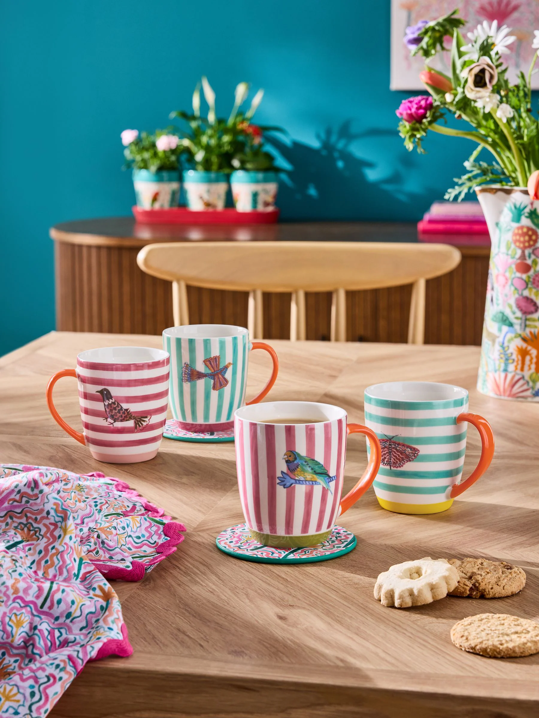 Lucy Tiffney Set of 4 Mugs
