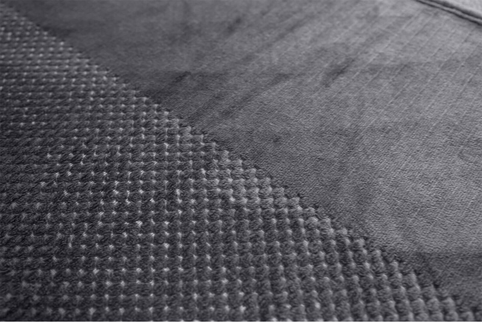 Flanell Kombidecke Gold-Line grau