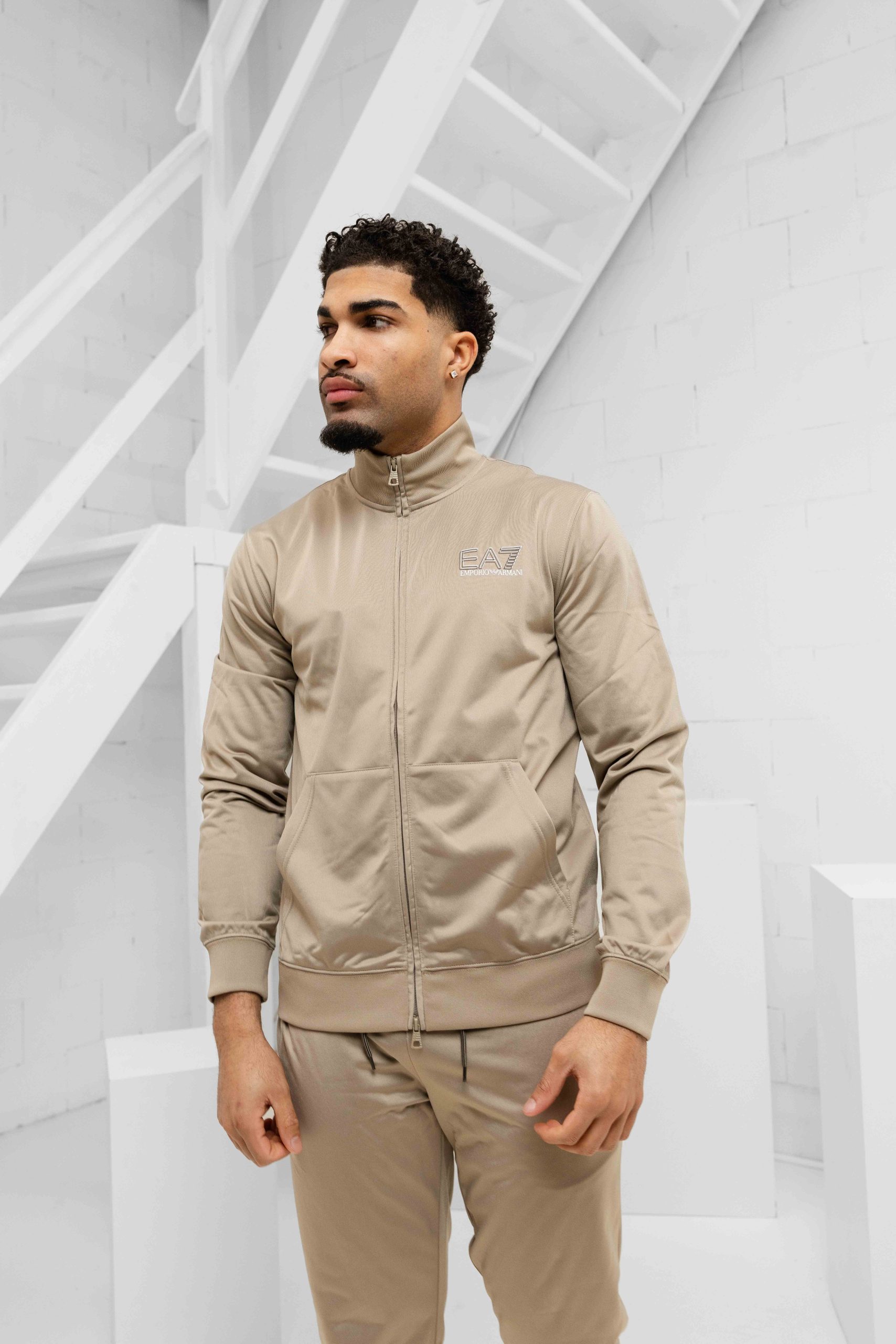 EA7 Emporio Armani 7M001320 Trainingspak Heren Beige