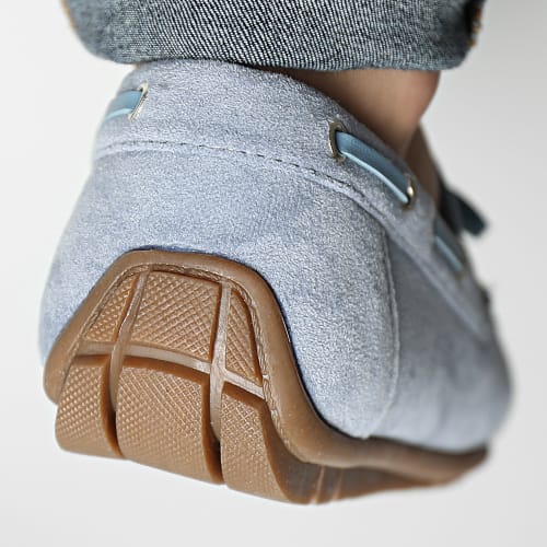Mocassins Bleu Clair