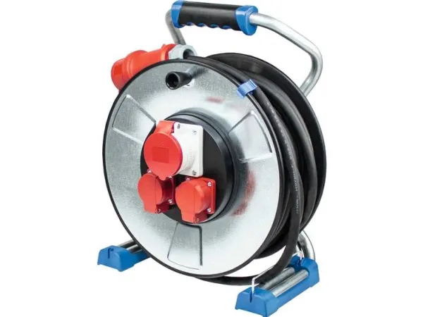 as - Schwabe 23999 Kabeltromle 25,00 m Schwarz CEE-Stecker 16 A 5-polet (23999)