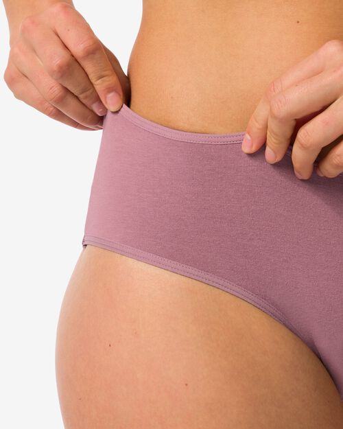 Culotte d'incontinence en coton pour légères fuites urinaires vieux rose