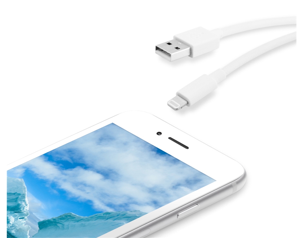 CABO LIGHTNING MFI QILIVE 2A 1.2M BRANCO 885763