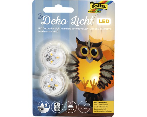 Decoratieve LED-lamp, set van 2