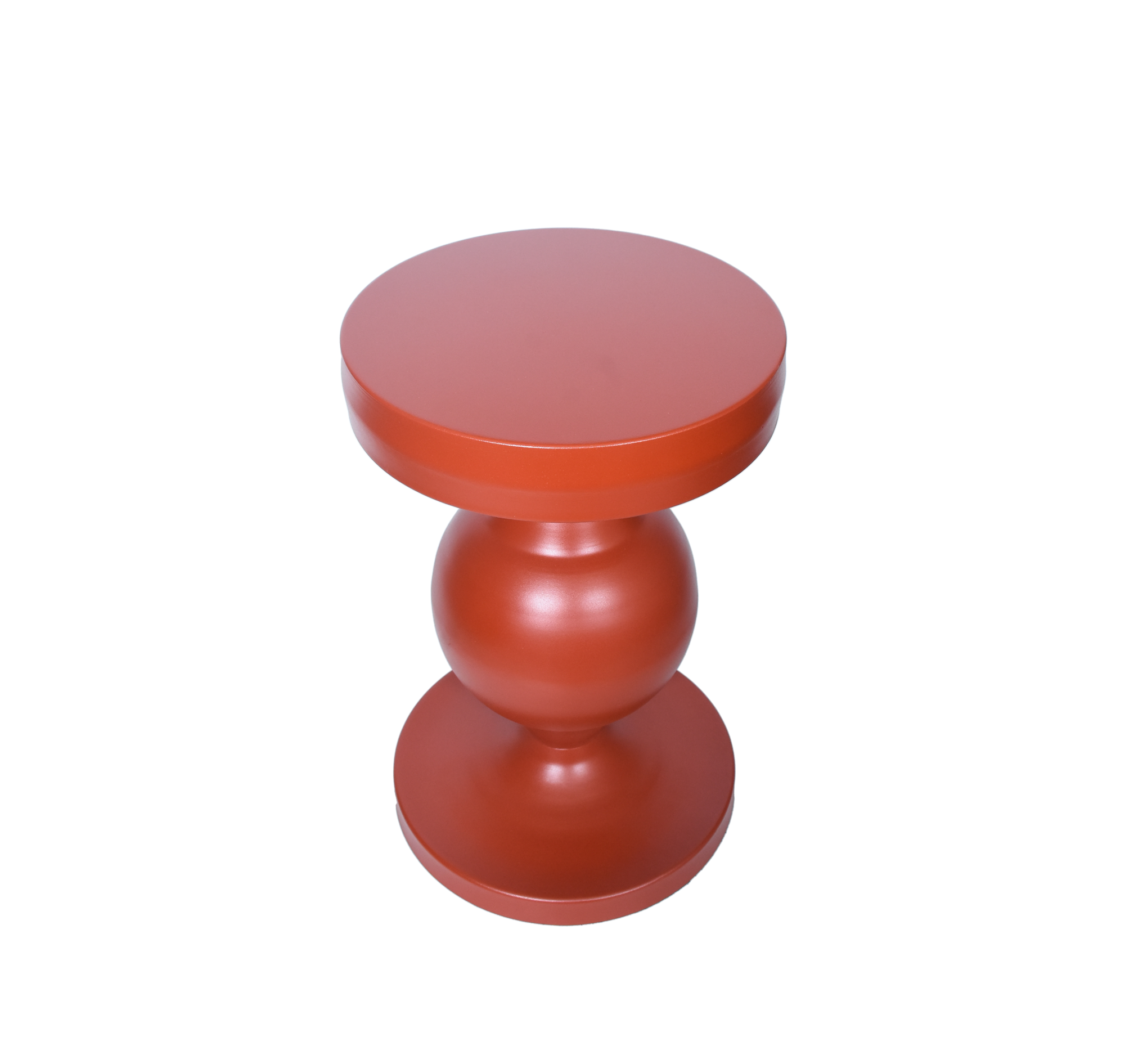 Bijzettafel Liset rood bruin