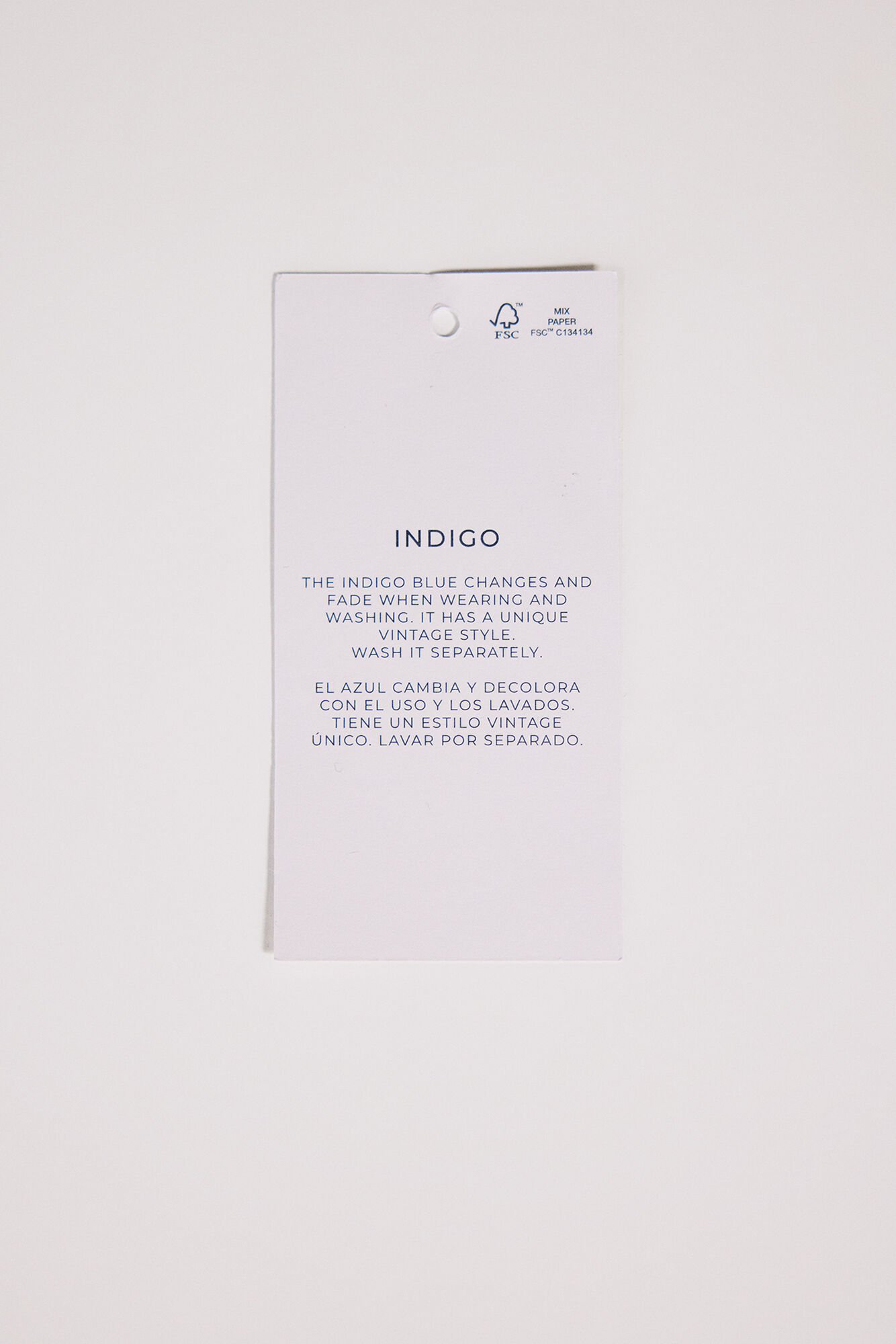 Camisa índigo