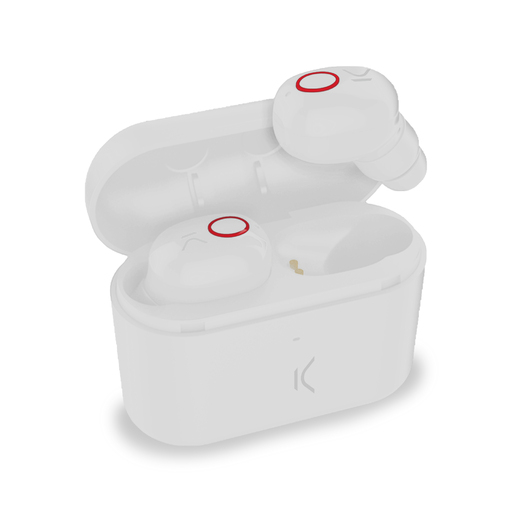 Fones de ouvido sem fio Ksix com até 12 horas de duração e cancelamento passivo de ruído.