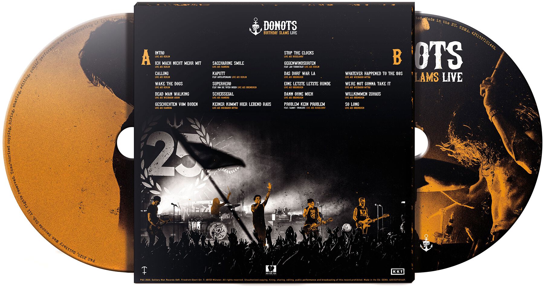 Birthday slams (Live) | Donots CD