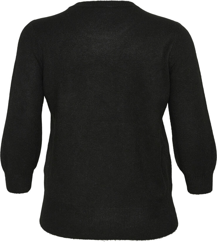 Kaffe Curve KCmerida Pullover Black deep cc.