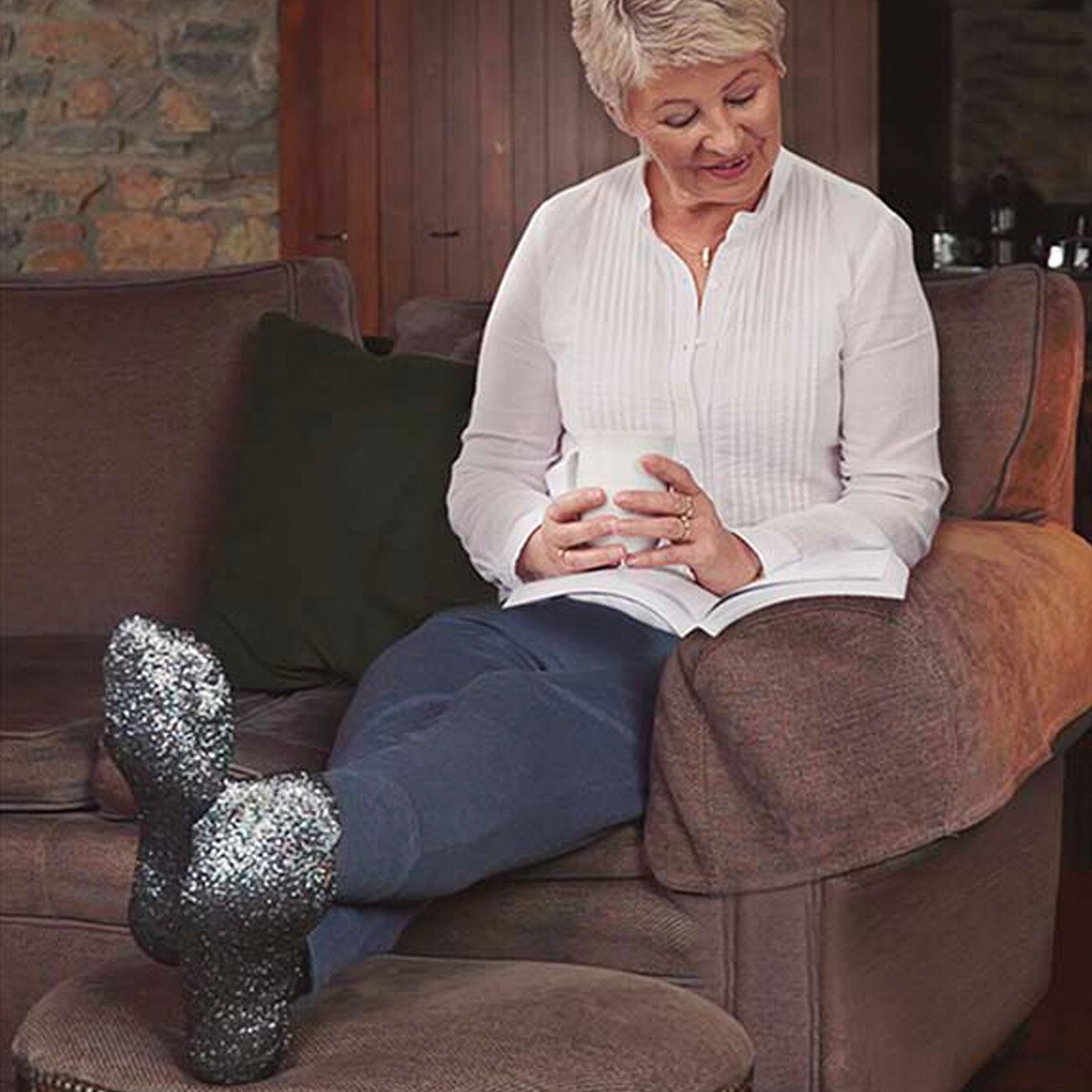 Best Direct® Thermosocken mit Aluminiumfaser - Wintersocken Stepluxe Anti Cold Socks