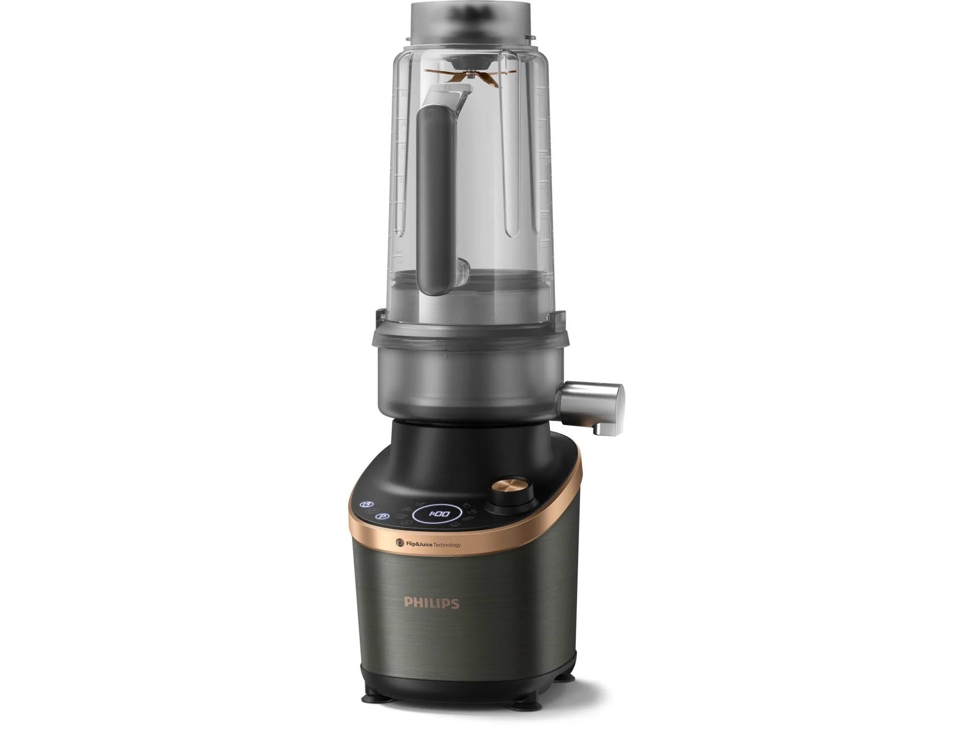 Philips HR3770 - Blender - 2 liter - 1.5 kW - sort/kobber