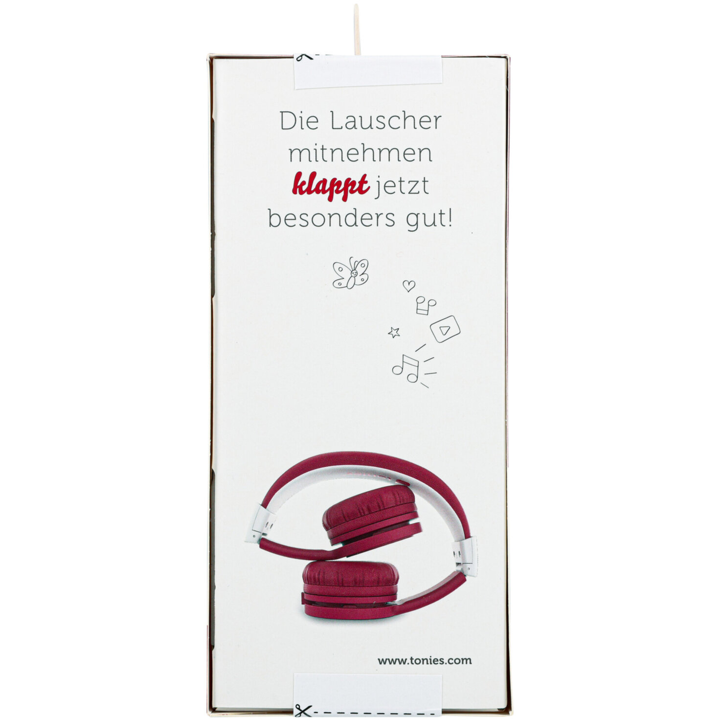 Tonies Lauscher Kinderkopfhörer (On-Ear, Beere)