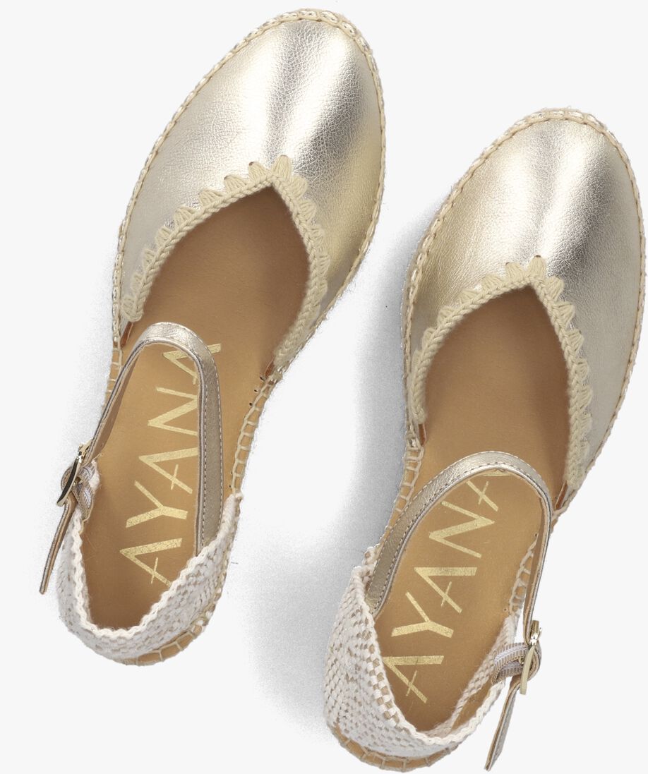 goudkleurig ayana espadrilles omo25yu814