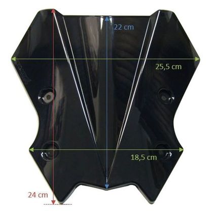 Saute vent Ermax HyperSport - Noir