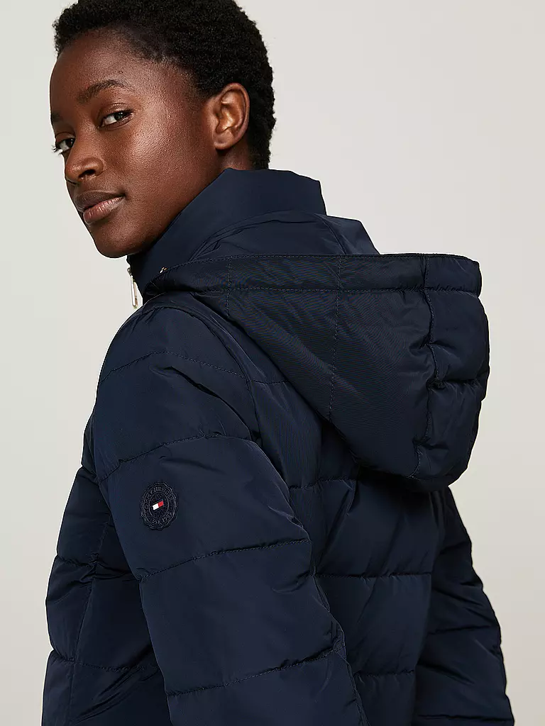 TOMMY HILFIGER Daunenmantel TYRA dunkelblau