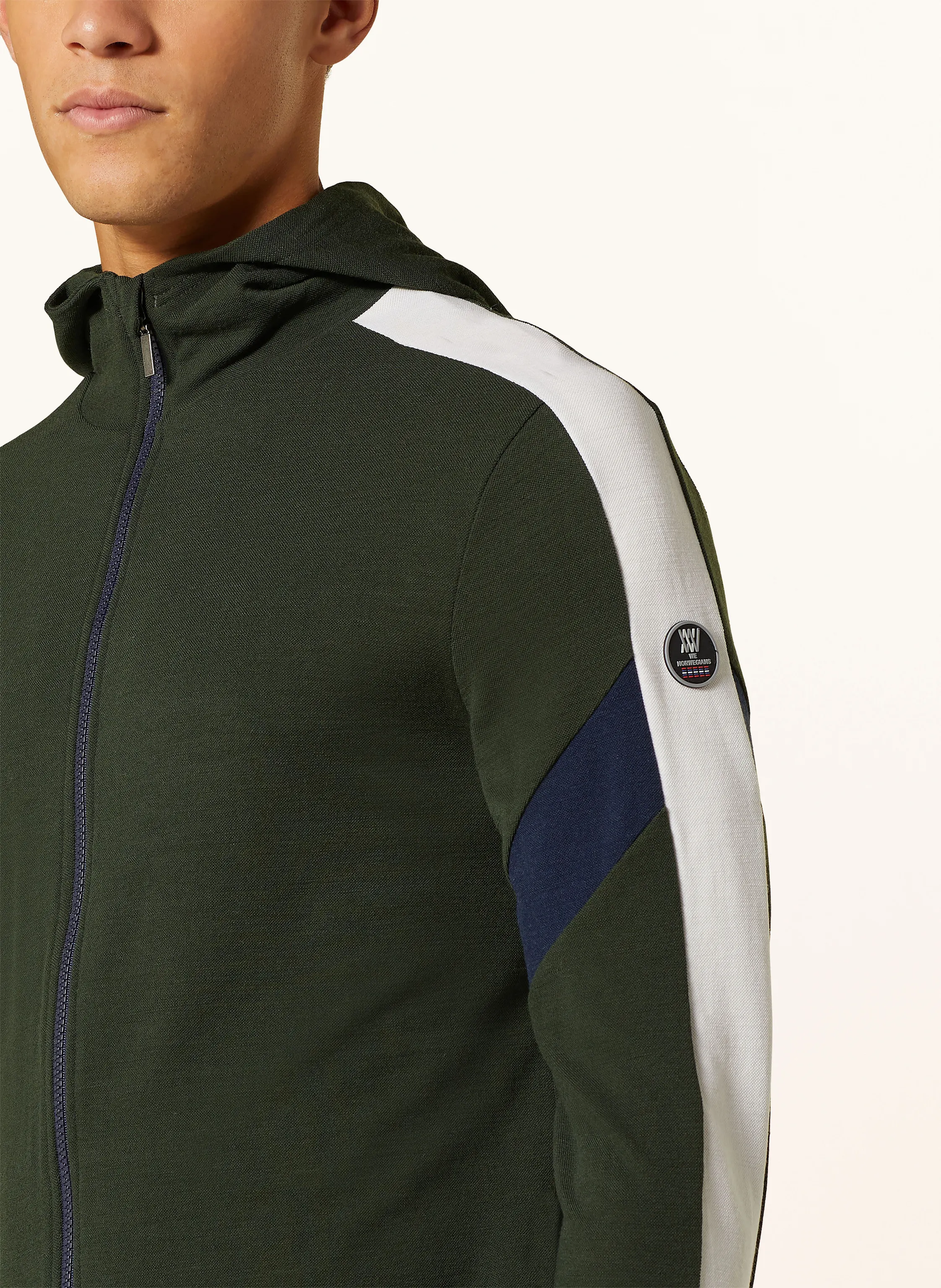 WE NORWEGIANS Midlayer-Jacke ZERMATT aus Piqué