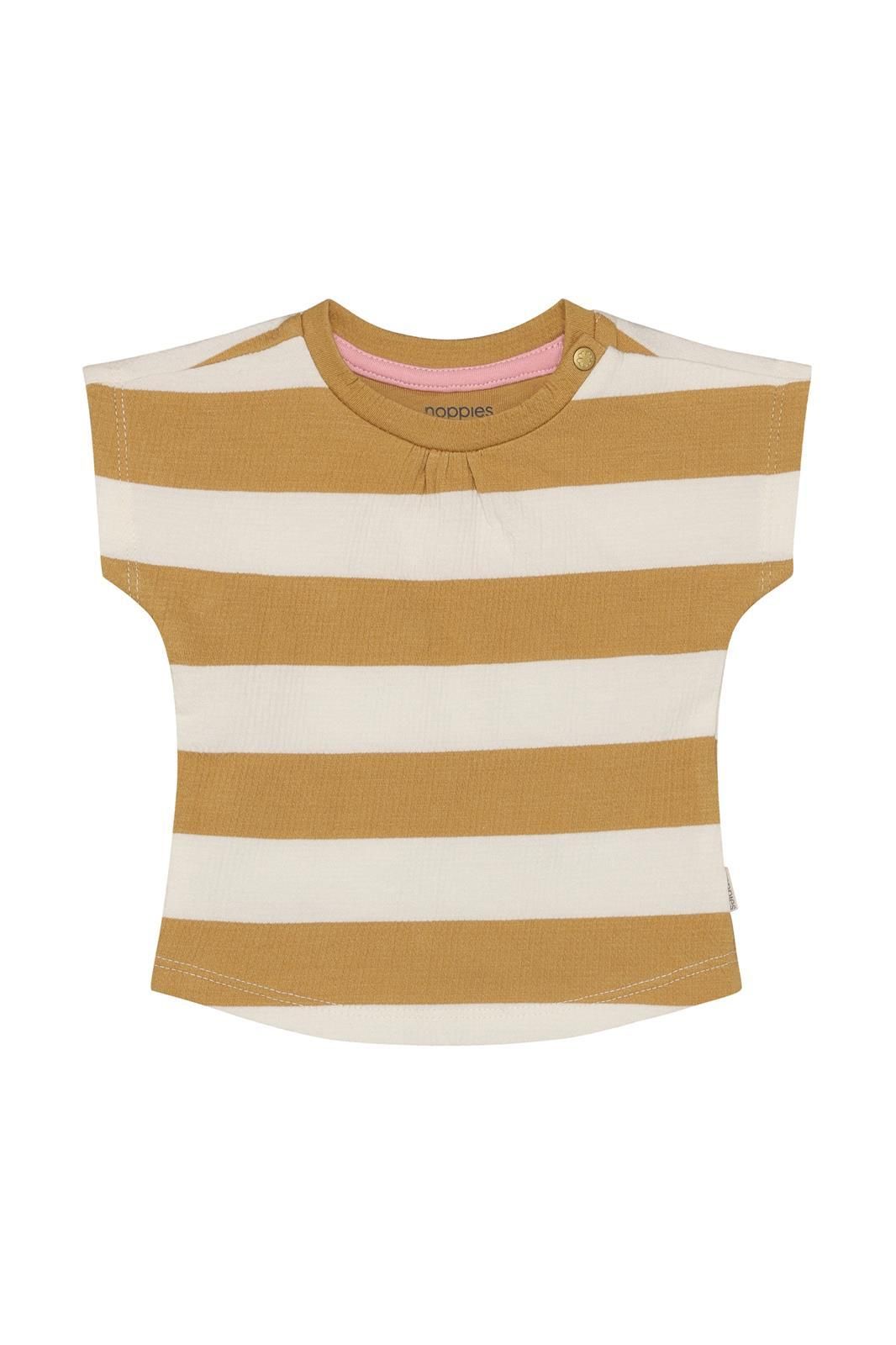Noppies Baby T-shirt all over print - Prairie Sand