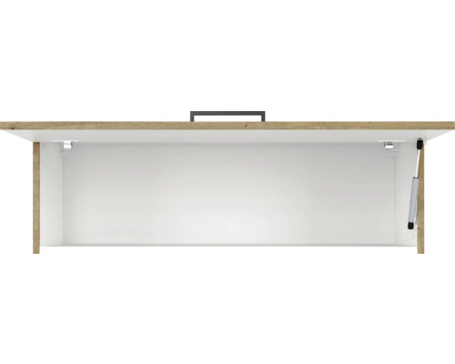 Flex Well Cara wandkast (B x D x H): 100 x 32 x 32 cm, eikenhouten design, matte afwerking, gedemonteerd