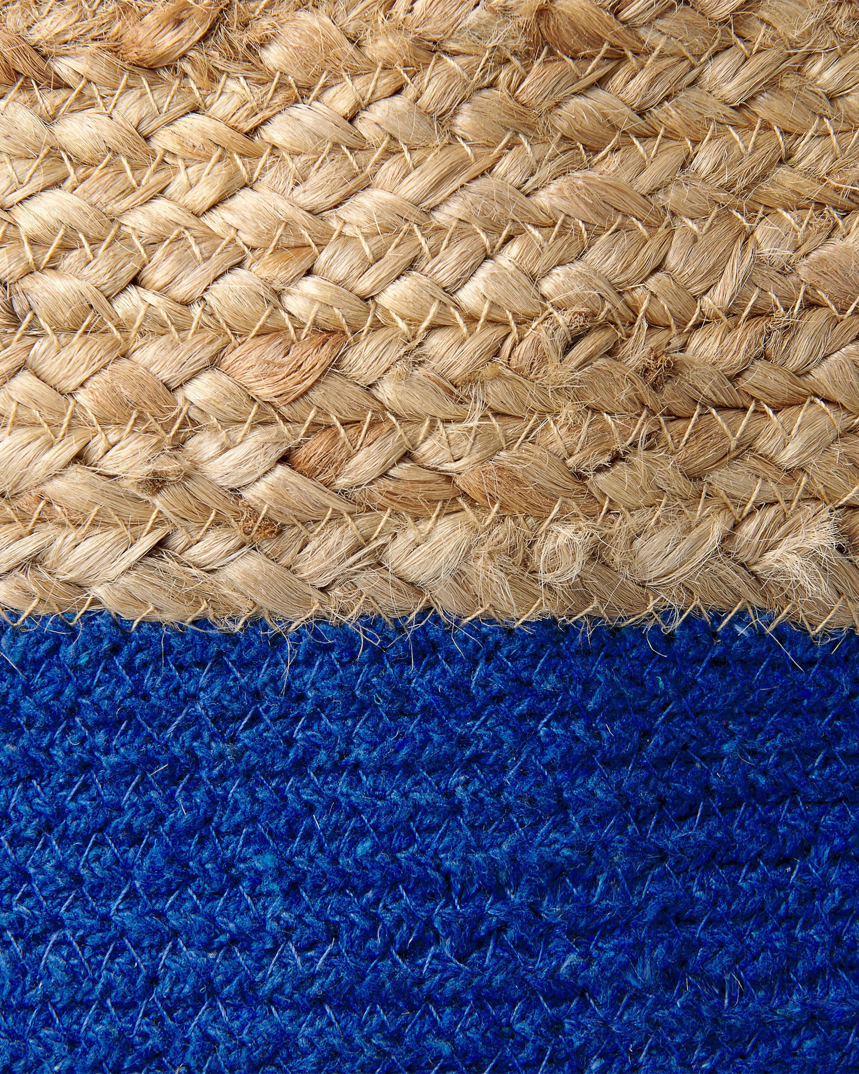 Set van 2 manden GAJAR Jute Marineblauw