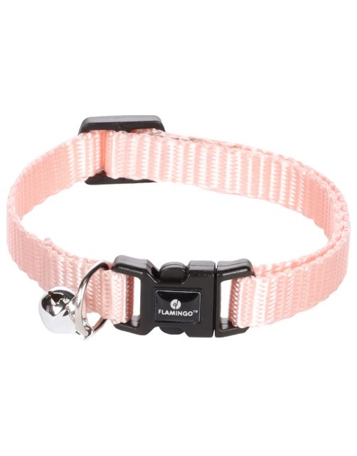 Flamingo Kattenhalsband Bel Ziggi - Kattenhalsband - 20-35 cm Roos