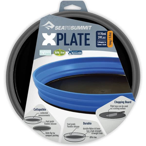 Vaisselle randonnée SEA TO SUMMIT X ASSIETTE PLIANTE GREY