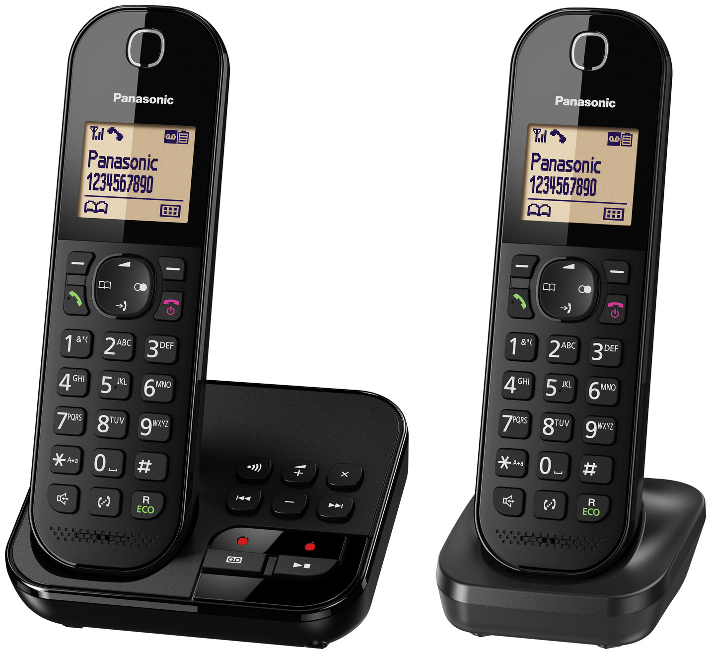 Panasonic Großtasten-Telefon mit Anrufbeantworter