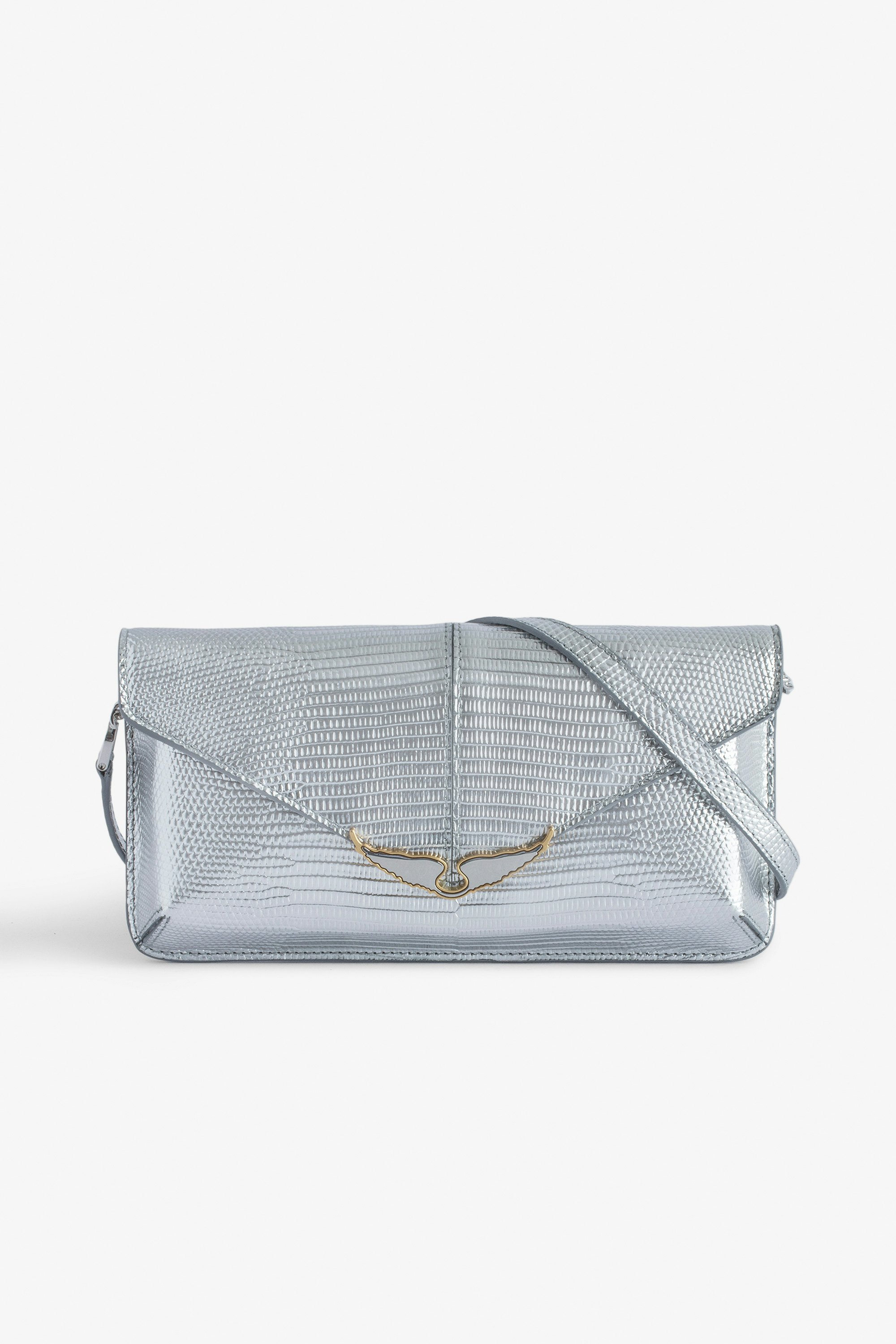 Pochette Bordeline Embossée Métallisée