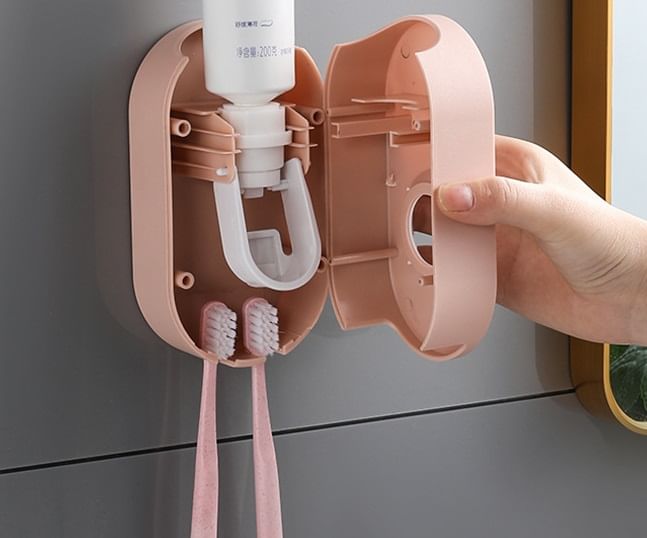 Karnemelk - Wandgemonteerde tandpastadispenser