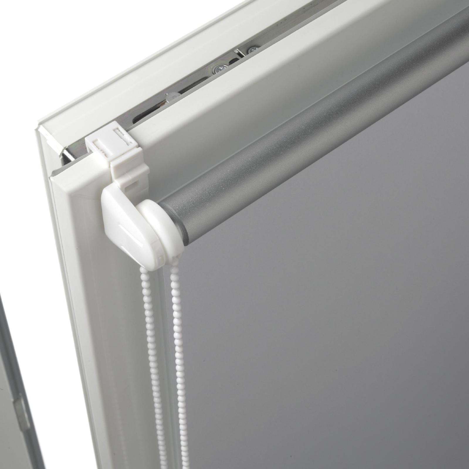 Thermo-Klemmrollo - weiß - abdunkelnd - 40x150 cm