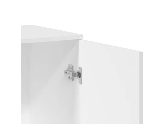 Buffets 2 pcs blanc 79x38x80 cm bois d’ingénierie