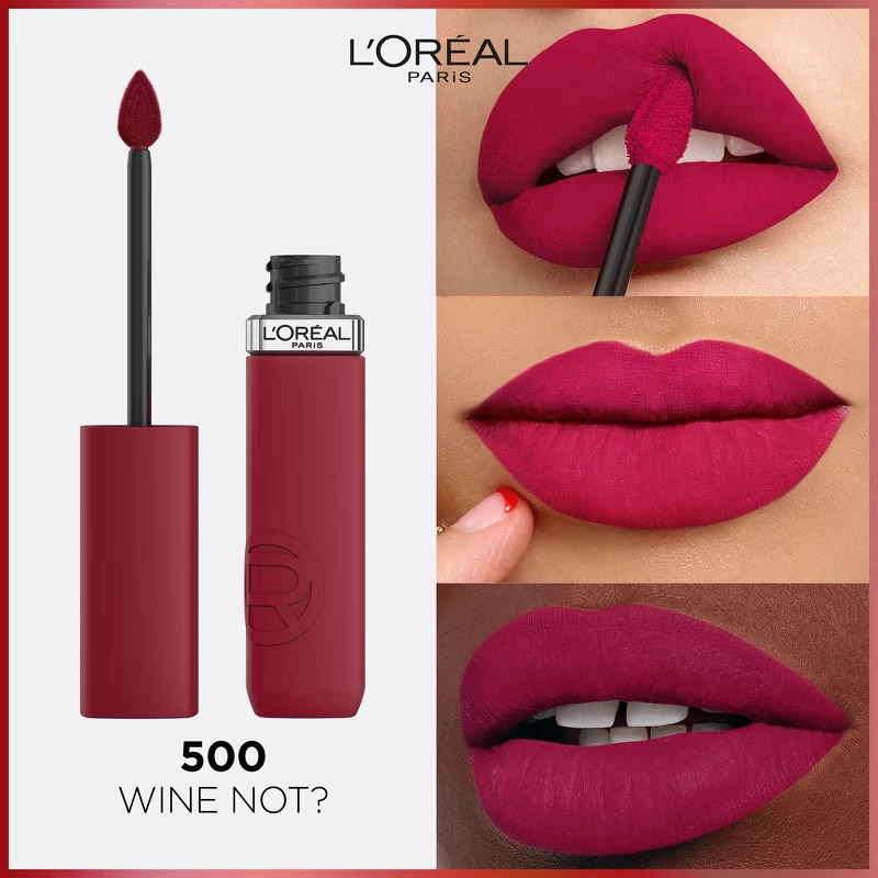 L'Oréal Paris Cosmetics Infaillible Matte Resistance Lipstick 5 ml - 500 Wine Not