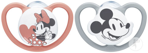 Nuk Space Disney Baby Sucettes En Silicone 18-36 Mois Minnie 2 Pièces