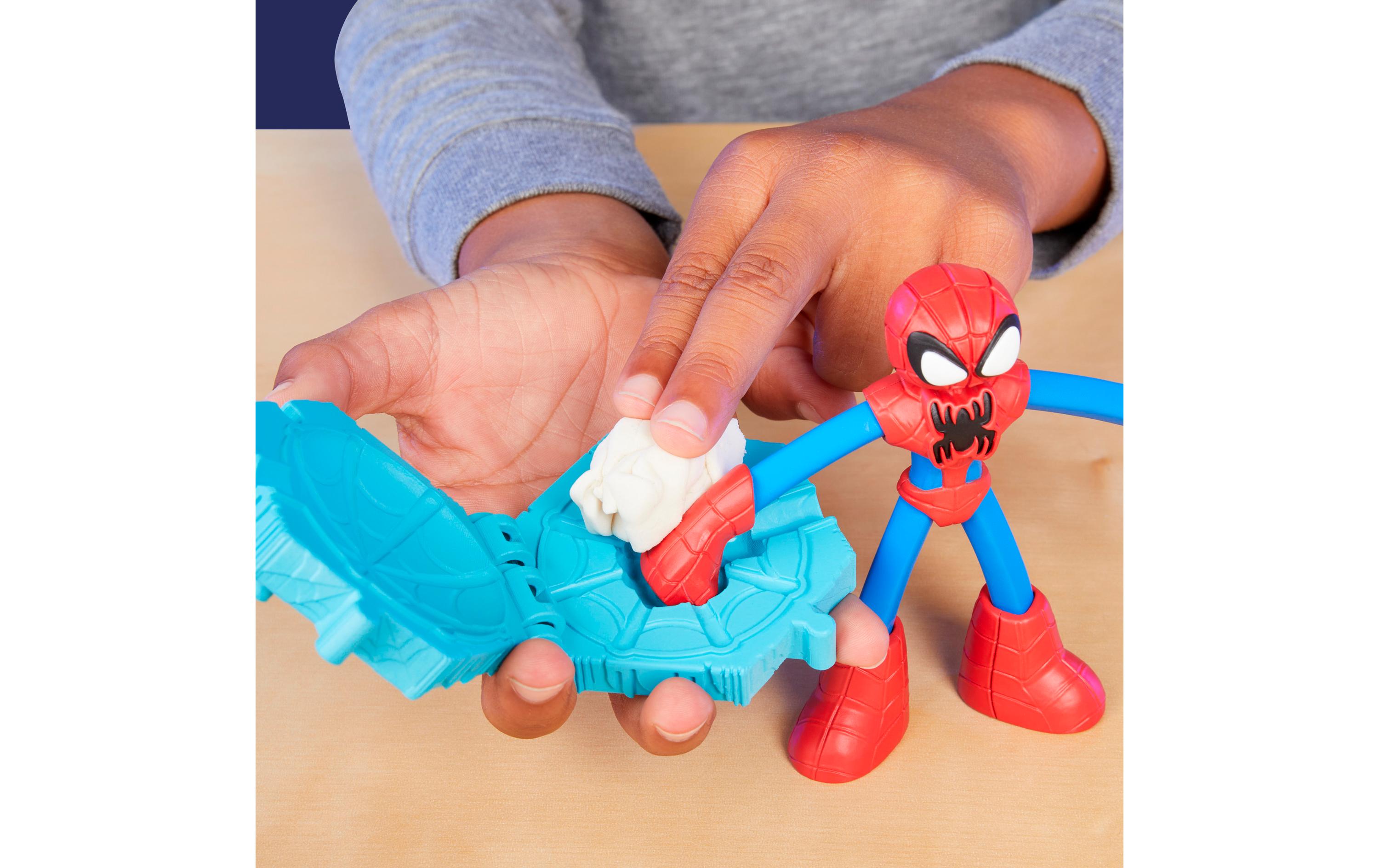 Knetspielzeug Marvel Spider-Man: Netz-Action KnetsetSpielset mit Actionfiguren, Knete und Accessoires