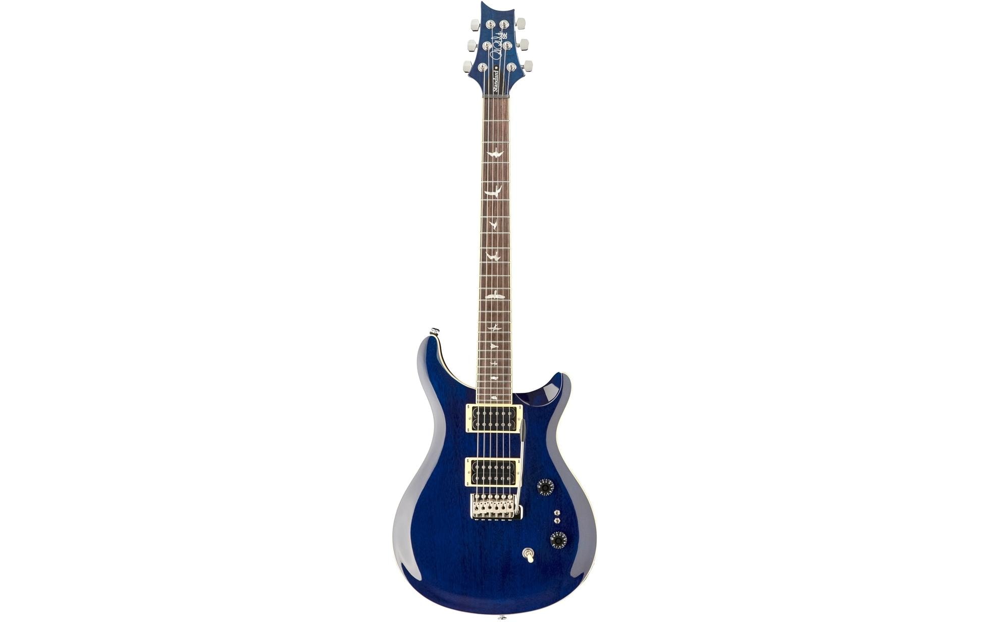 E-Gitarre SE Standard 24-08 – Translucent Blue<br>E-Gitarre mit Humbucker-Pickups mit «Split Coil»-Funktionalität für insgesamt 8 Pickup-Konfigurationen
