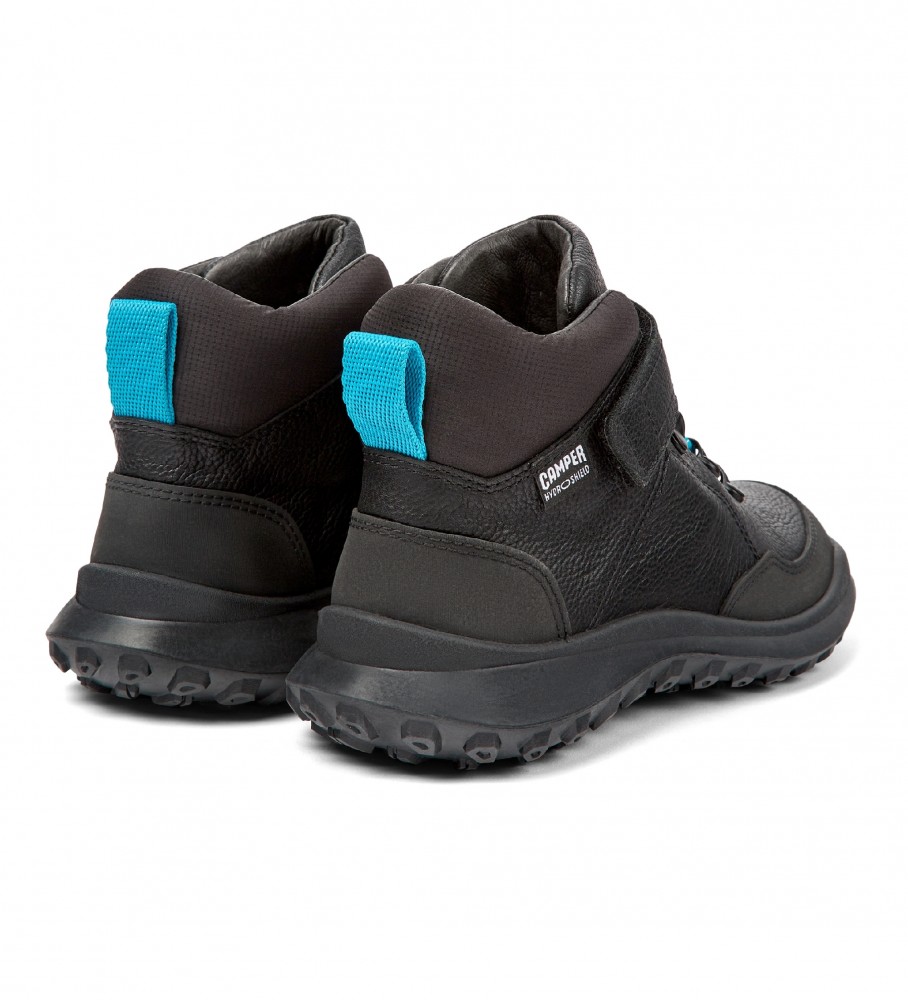 Botas de cano curto Camper em couro preto