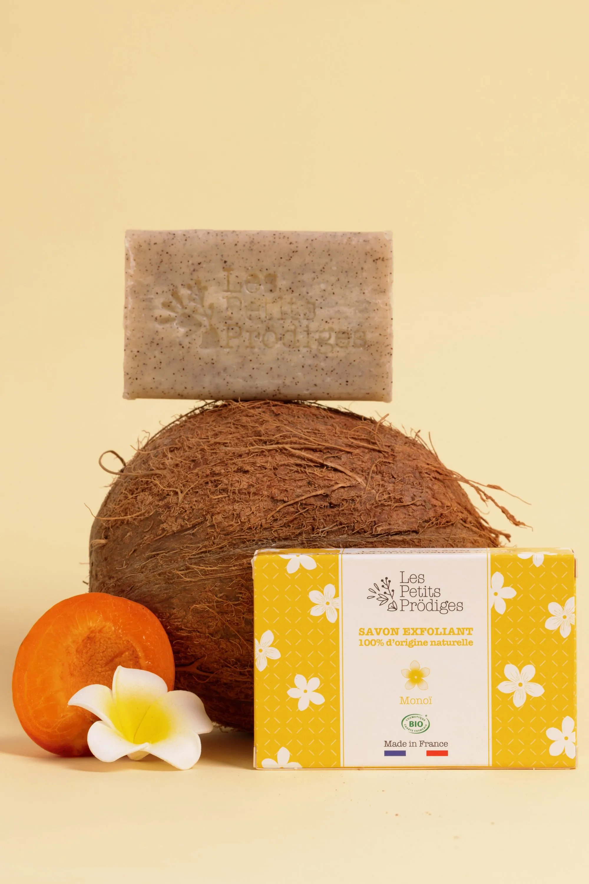 Les Petits Prödiges Savon exfoliant corps au Monoï-100 g
