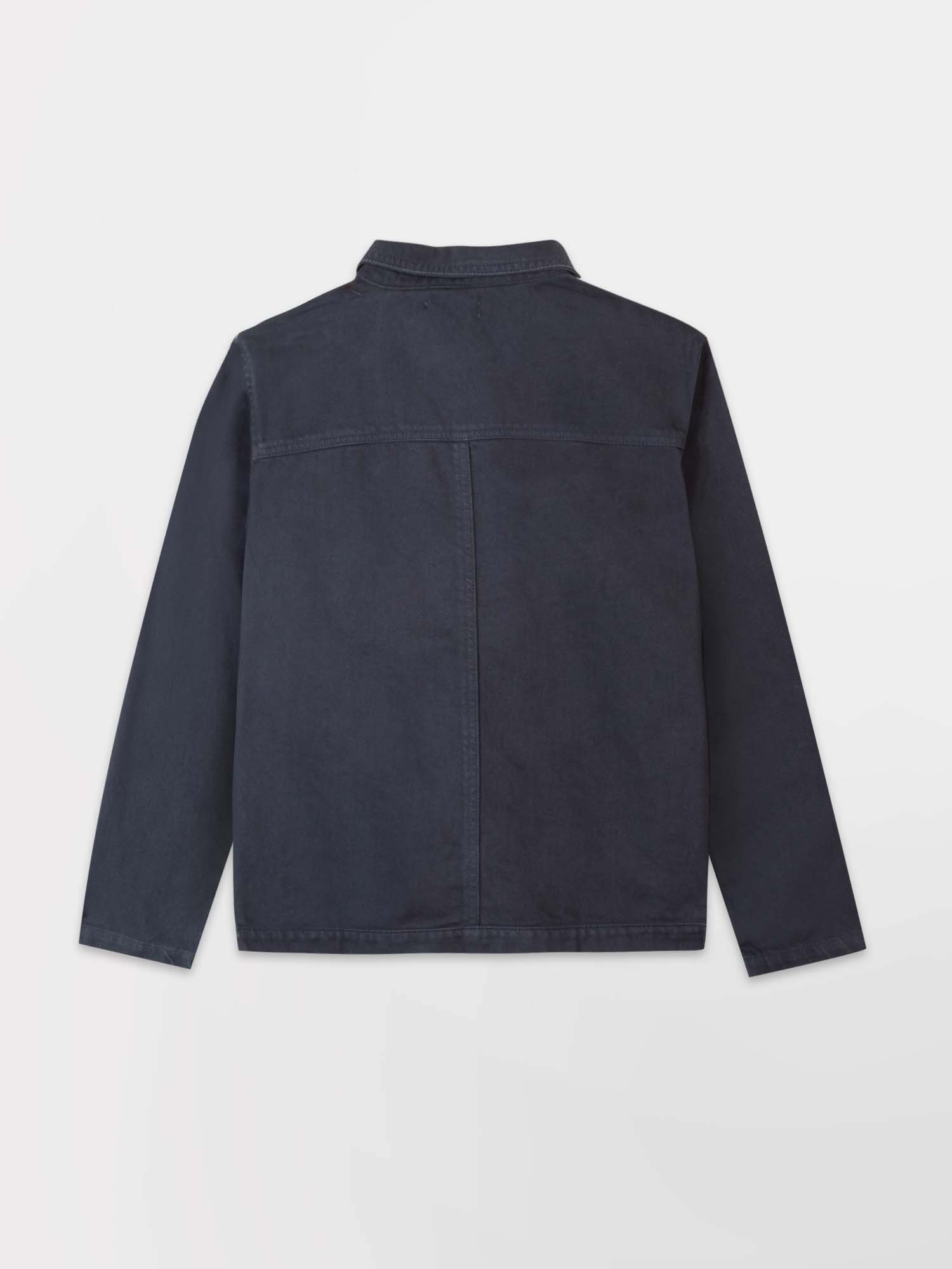 Veste Femme Boutonnée Coton Marine