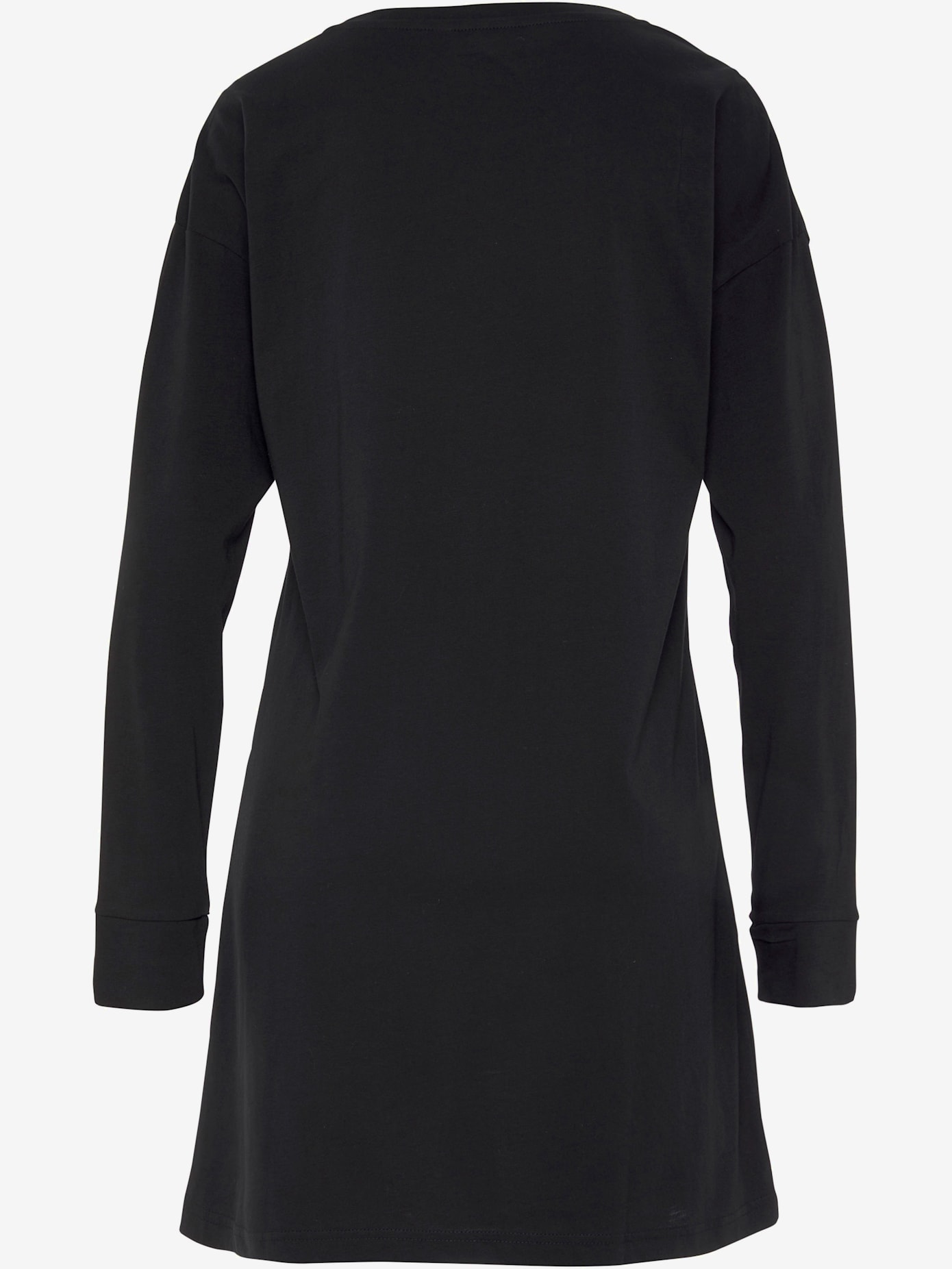 Chemise de nuit courte avec grand imprimé devant