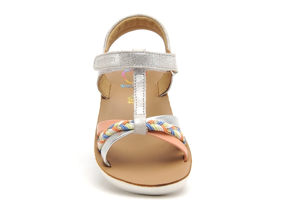 Shoo pom nu pieds enfant goa salome argent