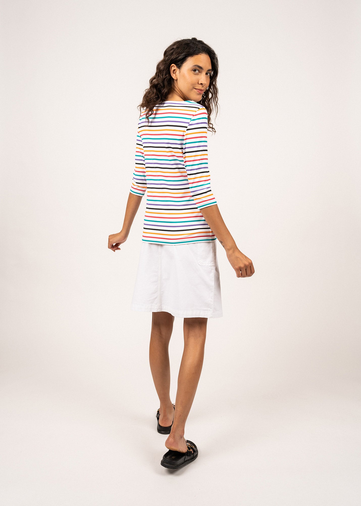 Marinière multicolore Anti-UV Garde Côte