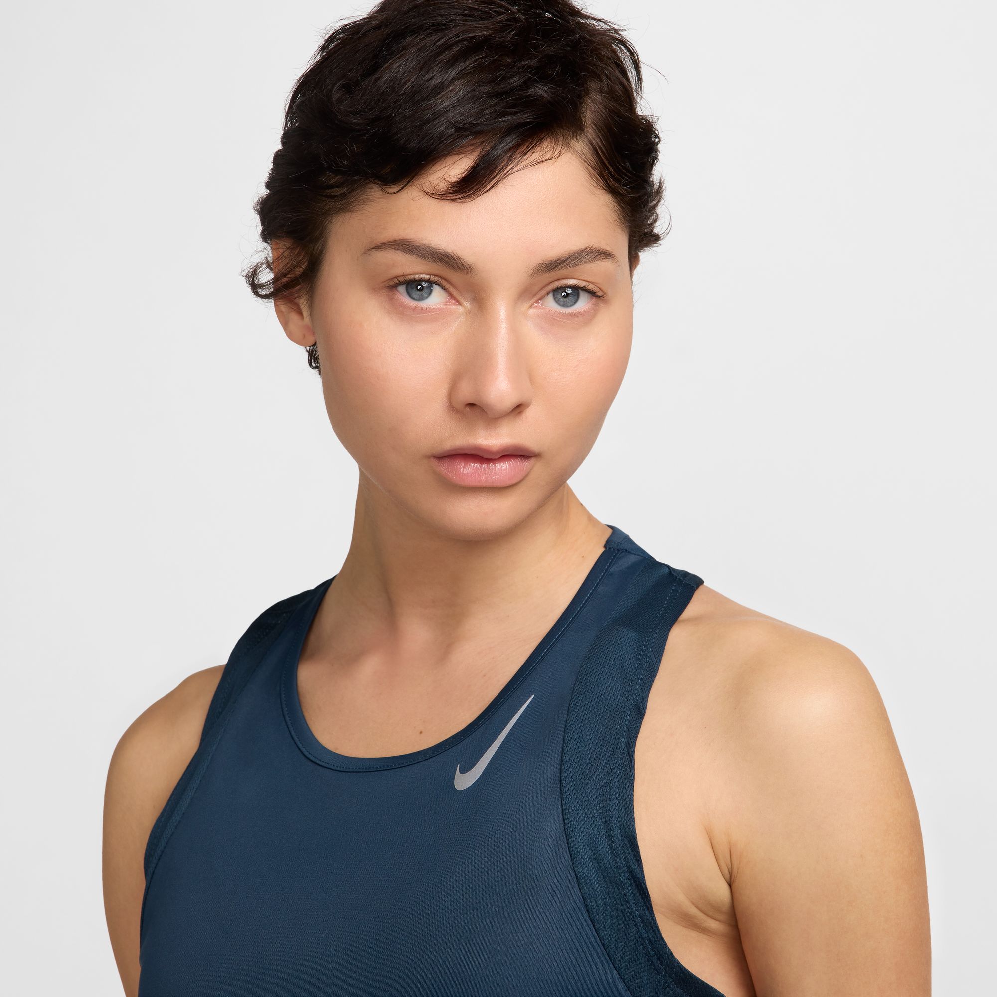 Dri-FIT Race Running Vest Dame 478/Armory Navy/Reflective Silver