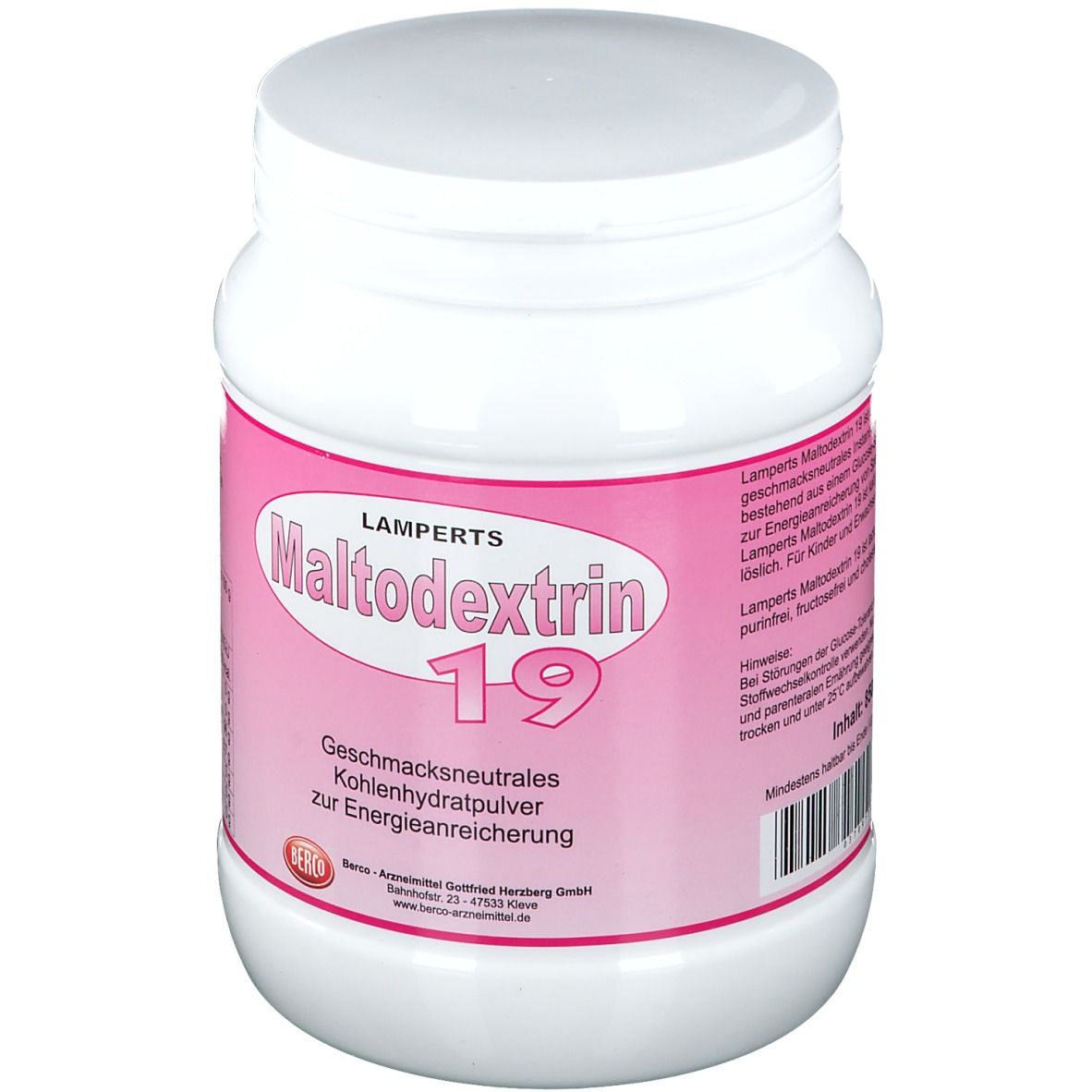 Lamperts Maltodextrin 19 Pulver