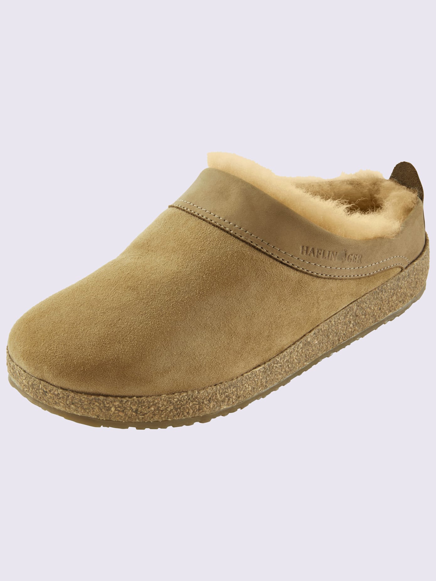 Chaussons cuir d'agneau souple