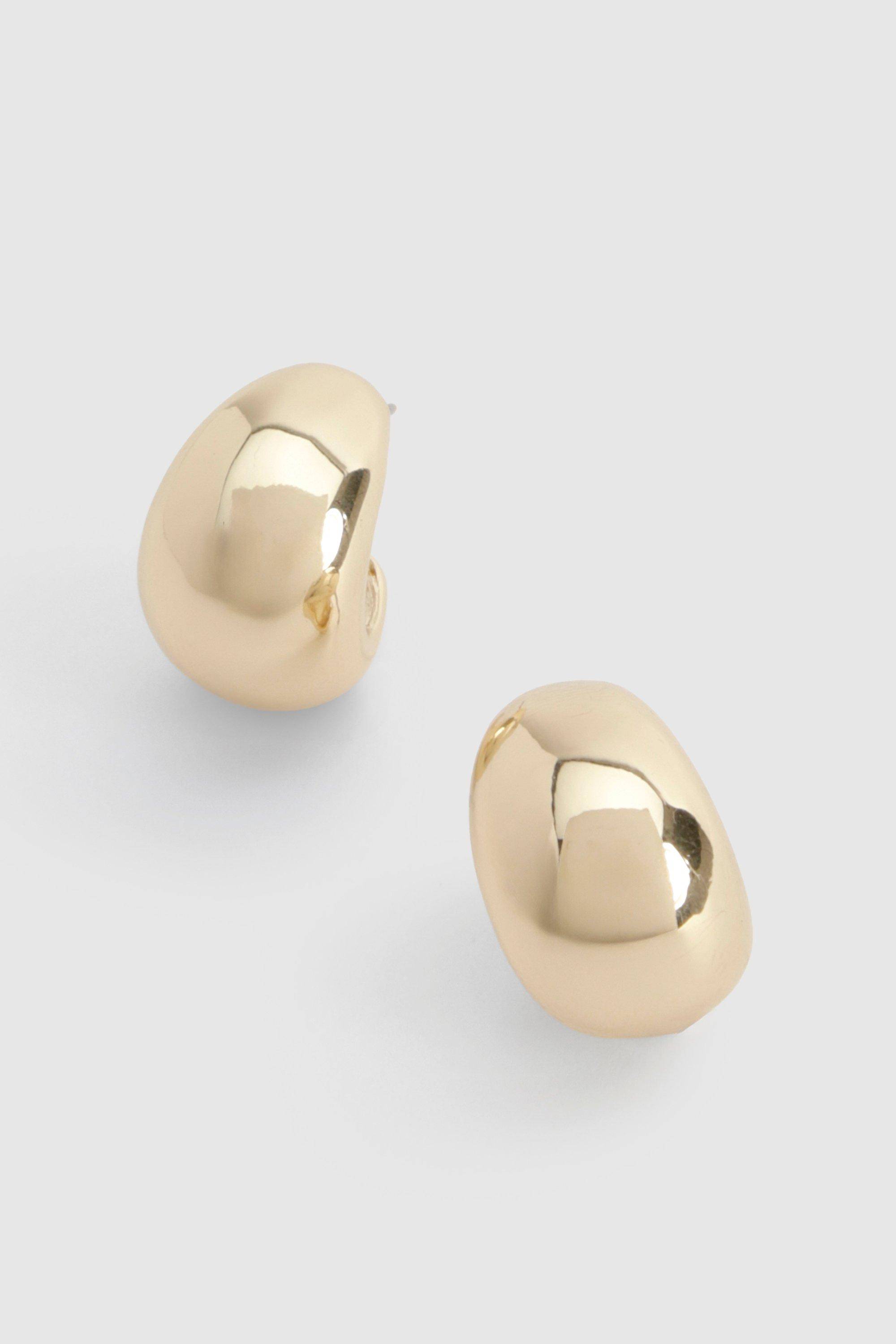 boohoo Mini Chunky Hoop Earrings
