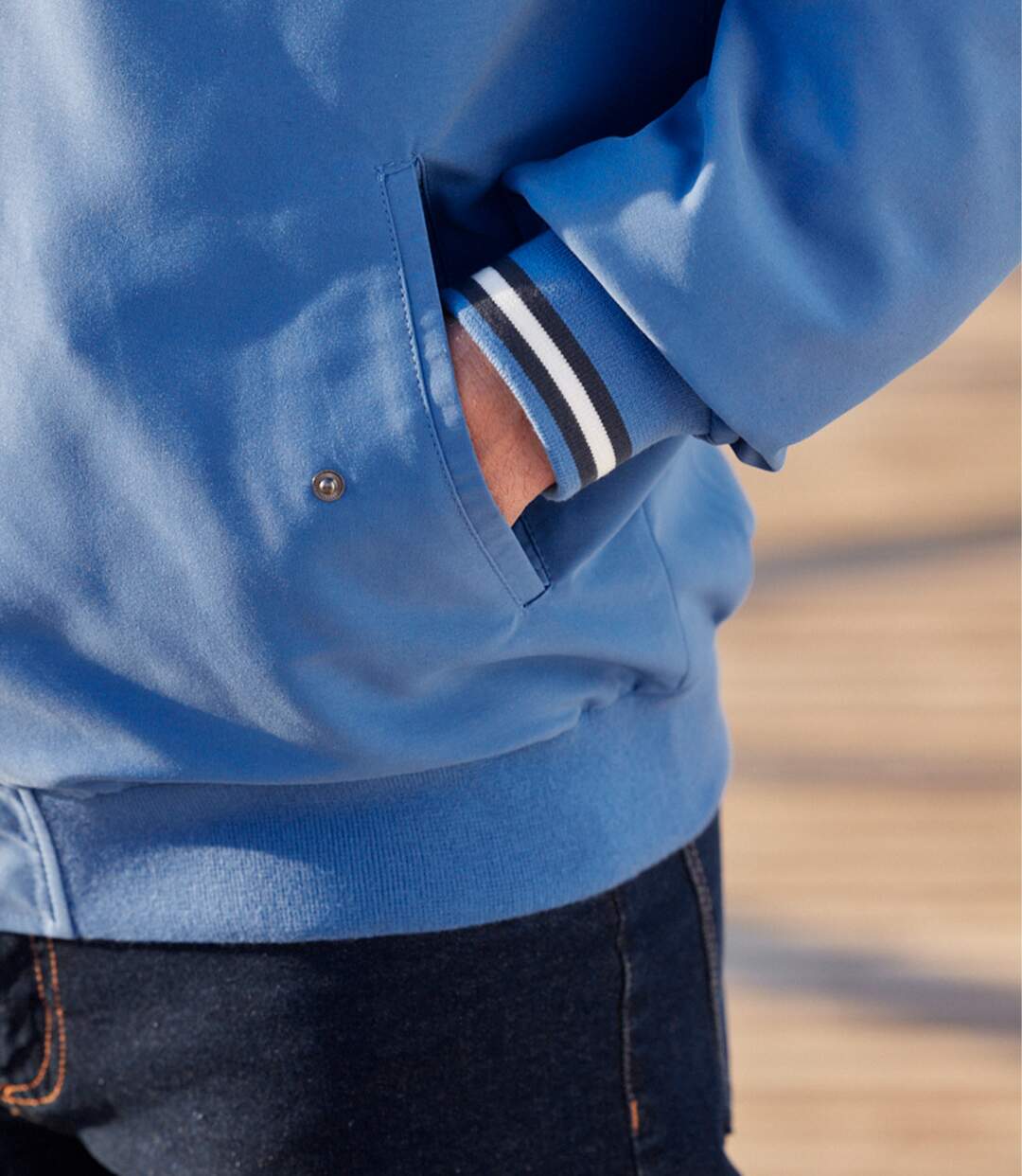 Blouson Microfibre Zippé