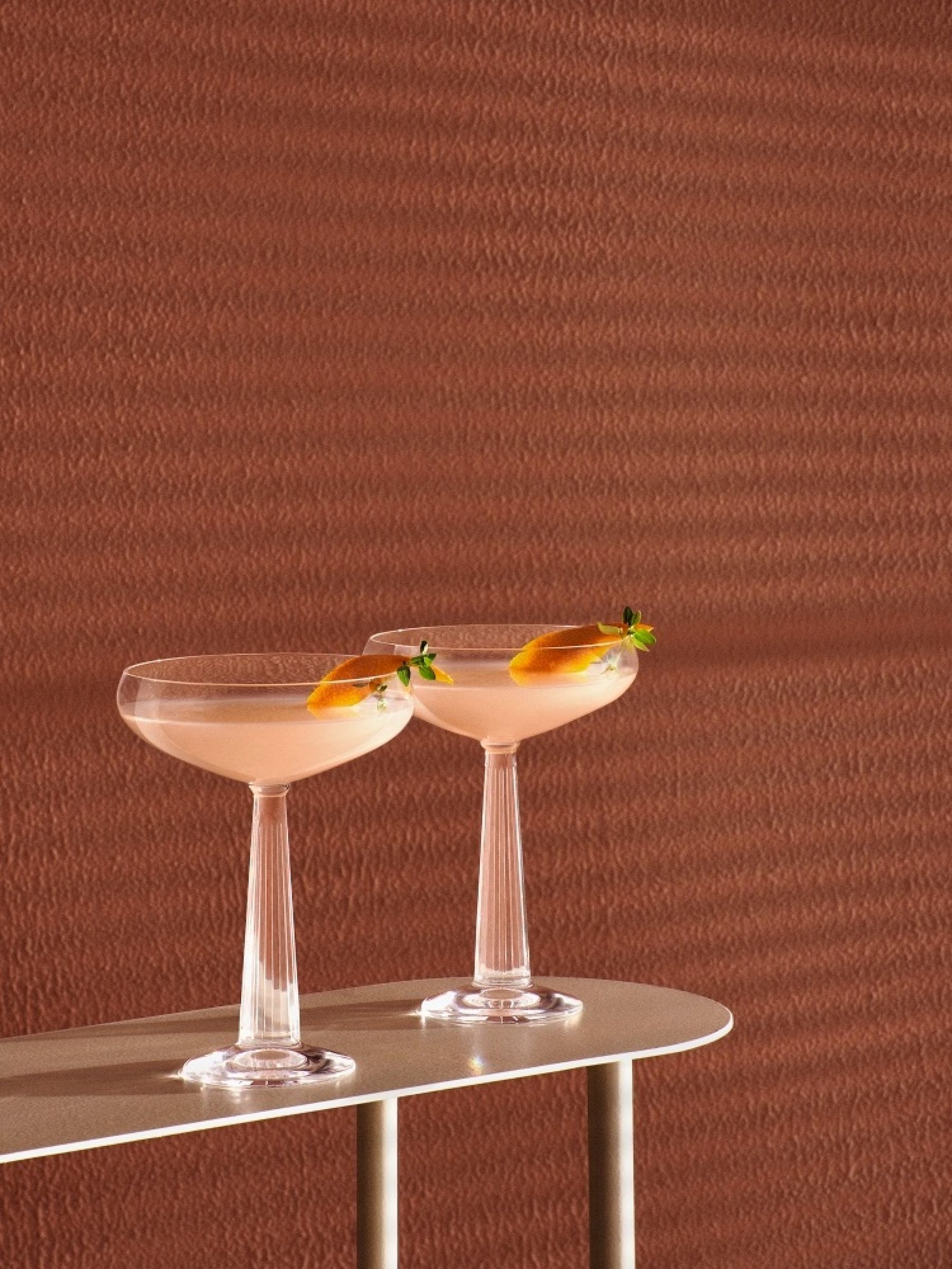 Nude Set of 2 Big Top Coupe Glasses