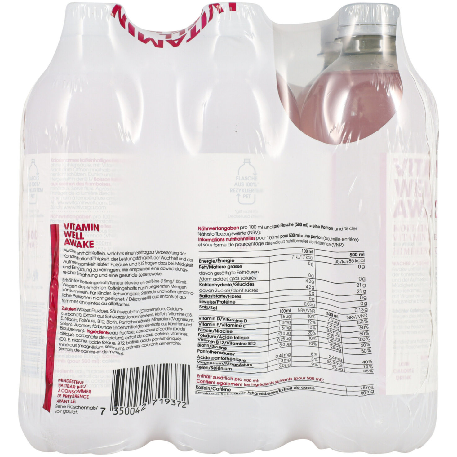 Vitamin Well Awake 6x50cl -300cl