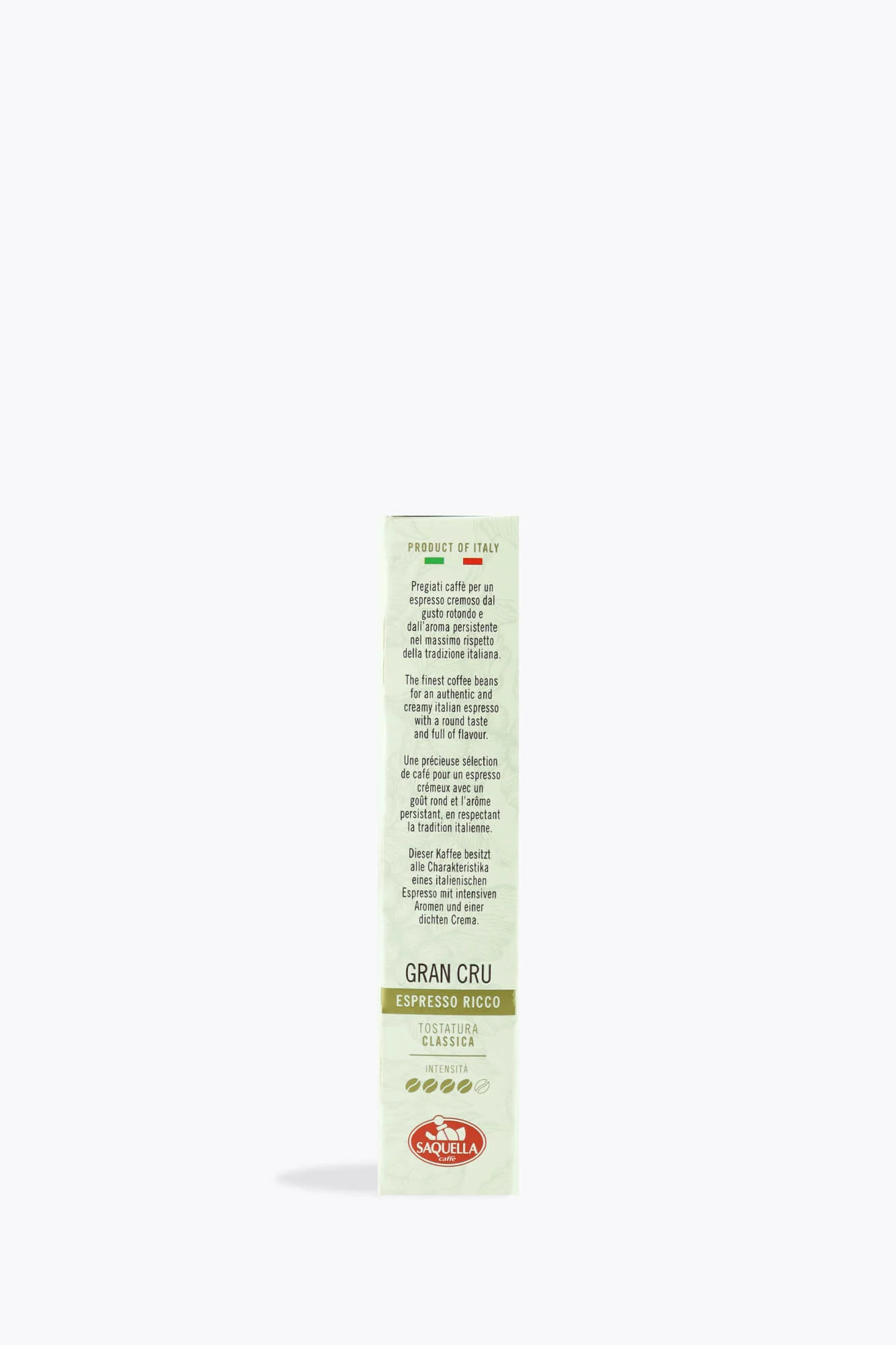 Saquella Bar ITALIA Gran Cru 100% Arabica 10 Kapseln Nespresso® kompatibel